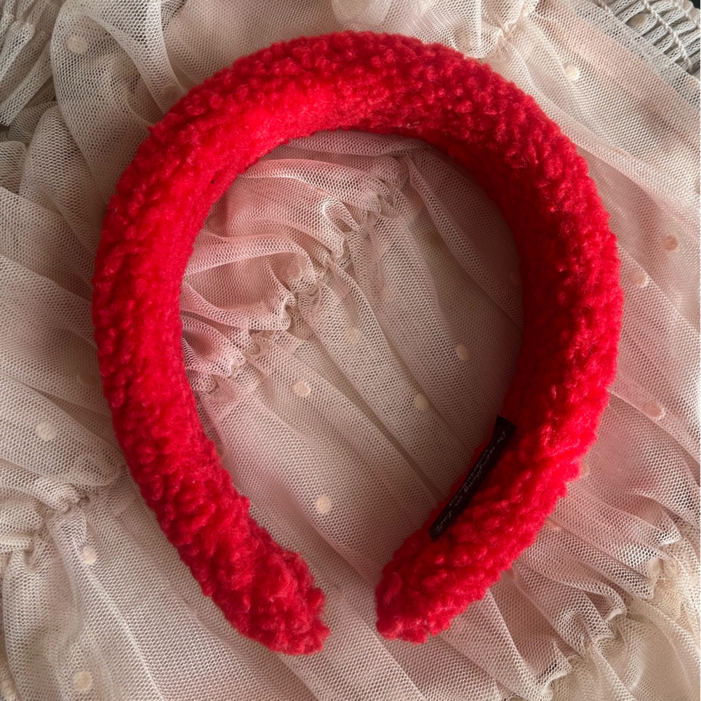 Faux shearling headband